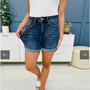 Judy Blue Grand Slam Tummy Control Shorts 1X